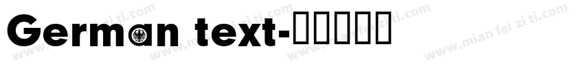 German text字体转换